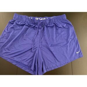 Nike Dri-FIT Attack Training Running Short Womens 2X Blue Gym Workout Activewear